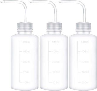 No Brand Botella De Pl&aacute;stico Exprimible - Botella De Limpieza Segura Con Dise&ntilde;o De Cuello Estrecho - F&aacute;cil De Exprimir, Ideal Para Estudios De Tatuajes, Jardin