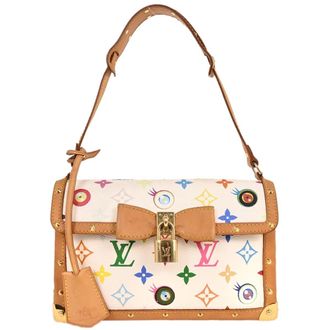 Louis Vuitton Eye Miss You Monogram Multicolor White Canvas Handbag (Pre-Owned)