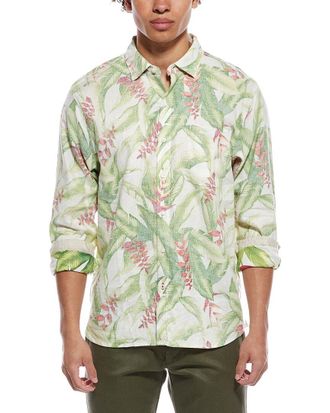 Tommy Bahama Barbados Breeze Calypso Fronds Linen-Blend Shirt
