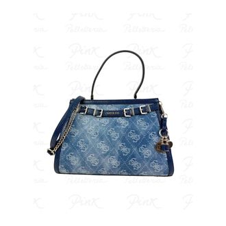 Guess Handbags, female, Blue, Size: ONE SIZE Dovie Satchel