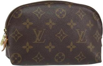 Louis Vuitton Pre-owned Vintage Canvas Tas - Dames - Vintage Tassen - Bruin - ONE Size - Vintage