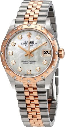 Rolex Datejust Automatic Chronometer Mother of Pearl Diamond Ladies Watch 278341MDJ