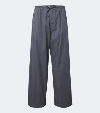 Christophe Lemaire Cotton twill wide-leg pants