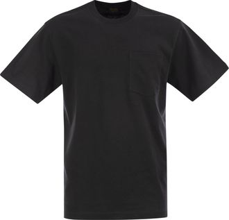 Filson Cotton T Shirt With Breast Pocket
