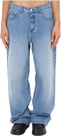 Arte Circle Logo Pocket Pants - Heren - Loose Fit Jeans - Blauw - W34 - Katoen - Jeans