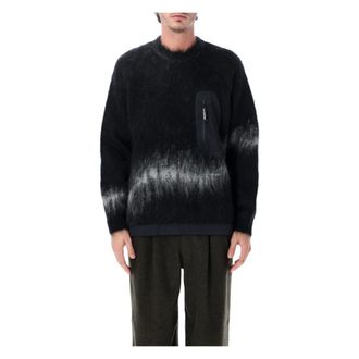 And Wander Mohair Trui Zak - Heren - Truien - Zwart - Maat: L/Xl Mohair