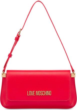 Love Moschino Borsa a spalla con logo - Rosso