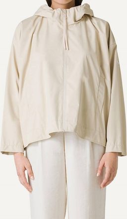 OOF Wear Short Nylon Jacket In Crema