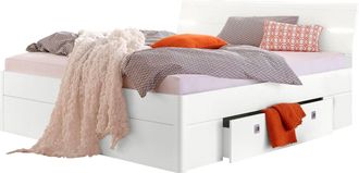 Schlafkontor Stauraumbett »Mars« inklusive 2 Schubkästen und LED-Beleuchtung