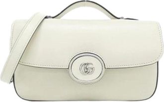 Gucci Pre-owned Vintage Mini Handtas - Dames - Vintage Mini Tas - Wit - ONE Size - Leer - Vintage