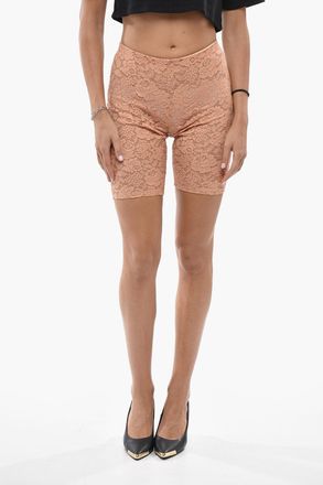 Stella McCartney Shorts ISLA in Pizzo con Zip Posteriore Stella McCartney