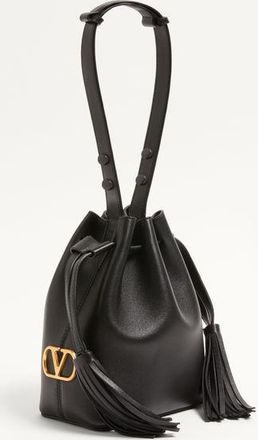 Valentino Garavani Borsa A Secchiello Piccola Valentino Garavani So Seau In Pelle Donna NERO UNI