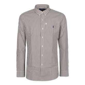 Polo Ralph Lauren Camisa Deportiva de Manga Larga - Shirts - Hombre - Marr&oacute;n - XL