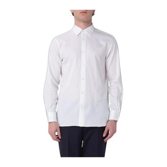 Emporio Armani Formele Overhemden - Heren - Zakelijke Overhemden - Wit - S - Overhemden