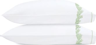 Matouk Atoll Set of 2 Pillowcases in Grasshopper at Nordstrom, Size Standard