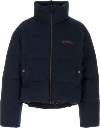 Dsquared2 Cotton Ball Puffer - Heren - Winterjassen - Blauw - XL - Katoen - Jassen