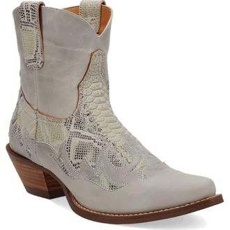 Dingo Cobra Kiss Western Boot in Off White at Nordstrom, Size 7.5