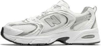 New Balance Wit Zilver Metallic Retro Sneakers - Heren - Sneakers - Wit - 38 EU - Schoenen