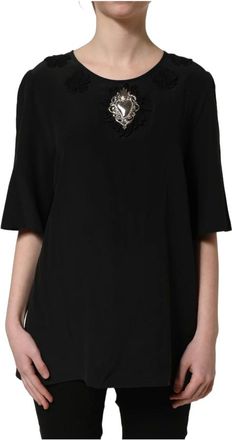 Dolce & Gabbana Donna, Top, Nero, M, new