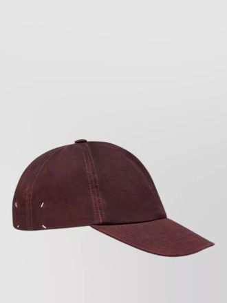Maison Margiela curved brim silk nylon blend hat