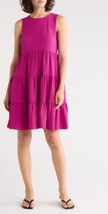 DKNY Commuter Sleeveless Swing Minidress in African Violet at Nordstrom Rack, Size 16