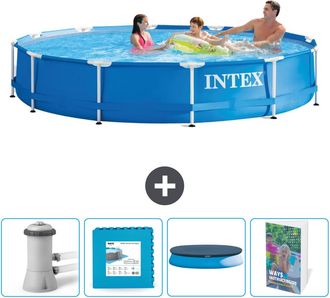 Intex Piscina Con Estructura Redonda - 366x76 Cm - 7-piezas Scb108