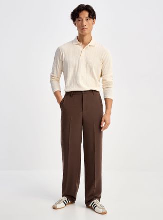 Le 31 Mens Soft monochrome pant Paris fit - Relaxed high rise