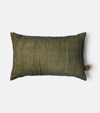 Lyria Paesaggio cotton-blend cushion