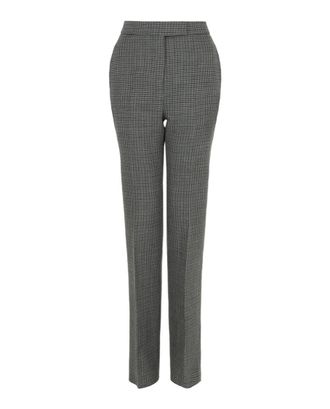Ferragamo Wool Houndstooth Trousers