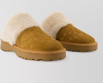 Burberry leather mules