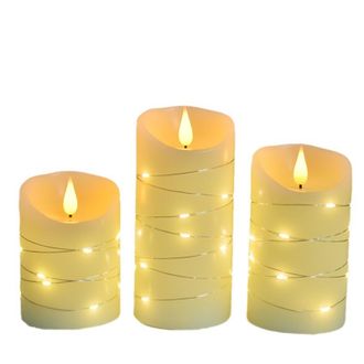 OEM 3 Velas Sin Llama, Velas Led Con Control Remoto, Programables, Funcionan Con Pilas, Velas Peque&ntilde;as Para Decoraci&oacute;n Del Hogar Y Fiestas, Tama&ntilde;o: 7,510/