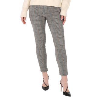 Chlo&eacute; Ladies Checked Cropped Leggings, Brand Size 36 (US Size 4)
