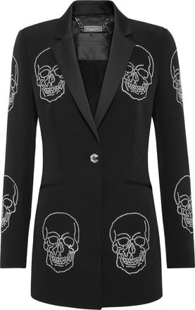 Philipp Plein Coat Long Skull