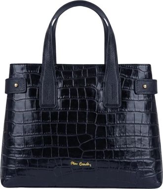 Pierre Cardin Handtas met handvat - Dames - Handtassen - Blauw - ONE Size - Leer - Tassen