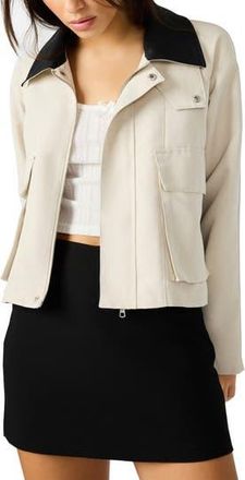Steve Madden Barn Jacket in Oatmeal at Nordstrom Rack, Size Large