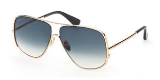 Max Mara MM0190 30P Womens Sunglasses Gold Size 60