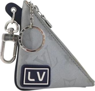 Louis Vuitton Pre-owned Canvas Key Holder - Dames - Vintage Accessoires - Grijs - ONE Size - Vintage