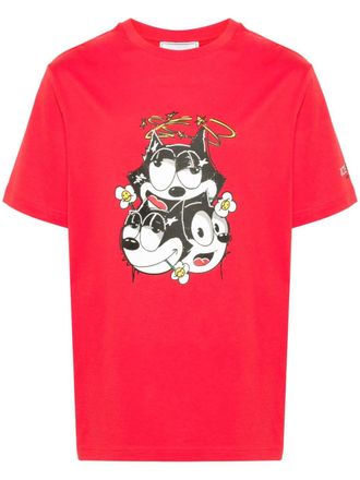 Iceberg x Felix the Cat T-shirt - Rood