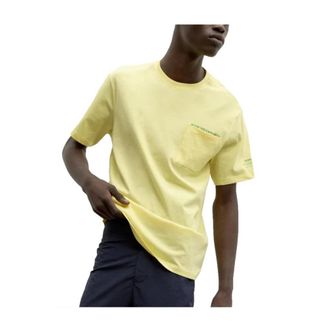 Ecoalf T-Shirts, male, Yellow, S, Salce T-shirt