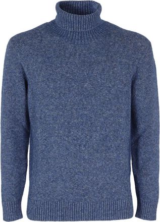 KANGRA Stijlvolle Gebreide Kleding - Heren - Coltruien - Blauw - 2XL - Katoen - Truien & Vesten