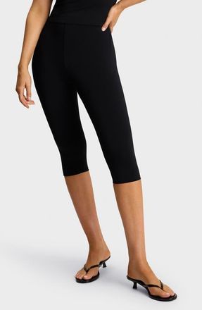 Commando Butter Stretch Modal Capri Leggings in Black at Nordstrom, Size X-Small