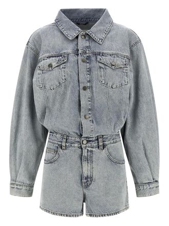 Haikure Playsuit met lange mouwen - Blauw