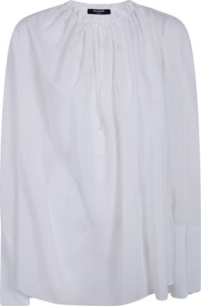 Balmain Fluid Crepe Blouse