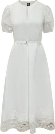 HUGO BOSS Kleedjes - Dames - Casual kleedjes - Wit - XS - Kleedjes