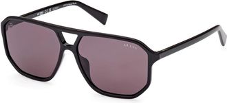 Guess GU8276 01A Mens Sunglasses Black Size 58
