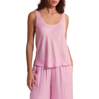 Etam Cheeta Pajama Tank in Candy-Pink at Nordstrom, Size X-Small