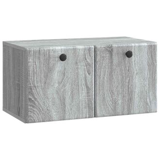 vidaXL Mueble De Tv De Pared 59,5 X 31 X 30 Cm Sonoma Gris Vidaxl
