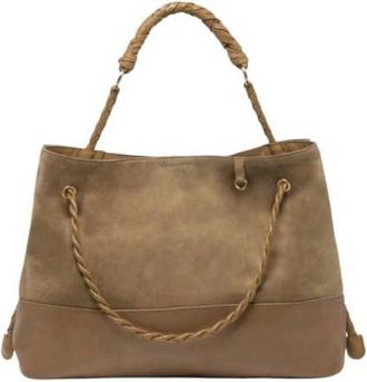 CLARIS VIROT Denise Schoudertas - Dames - Schoudertassen - Bruin - ONE Size - Leer - Tassen
