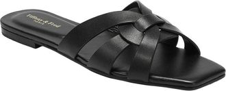 Tiffany & Fred Leather Slide Sandal