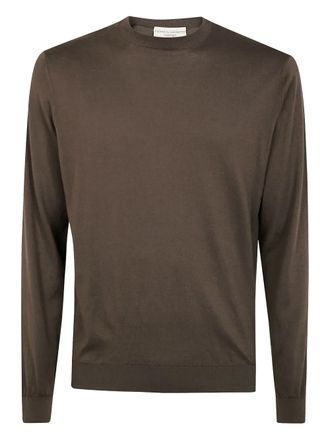 FILIPPO DE LAURENTIIS cotton sweater - Brown
